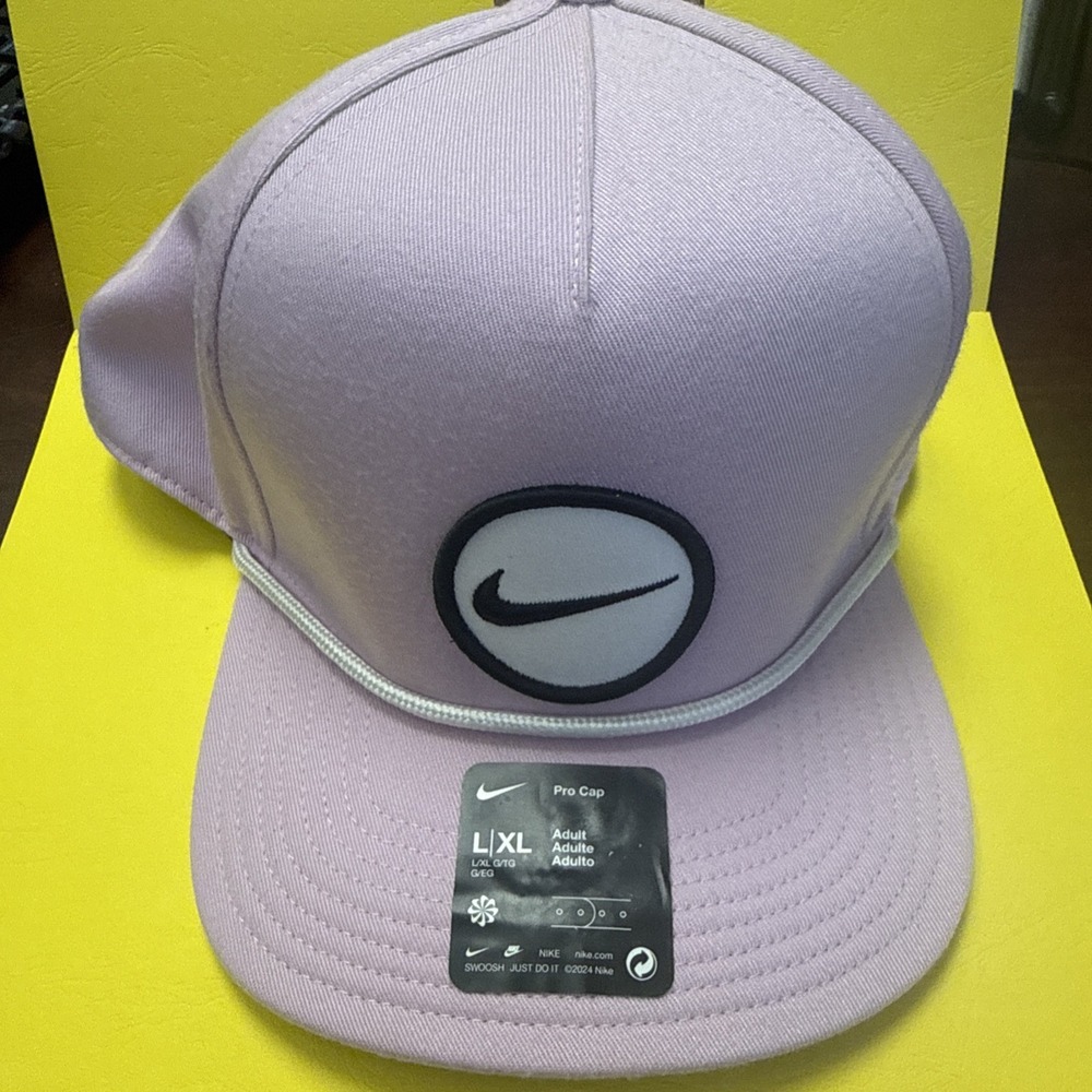 Nike Pro Cap Structured Dri-FIT Golf Hat Pink Snapback L/XL HF7482-676